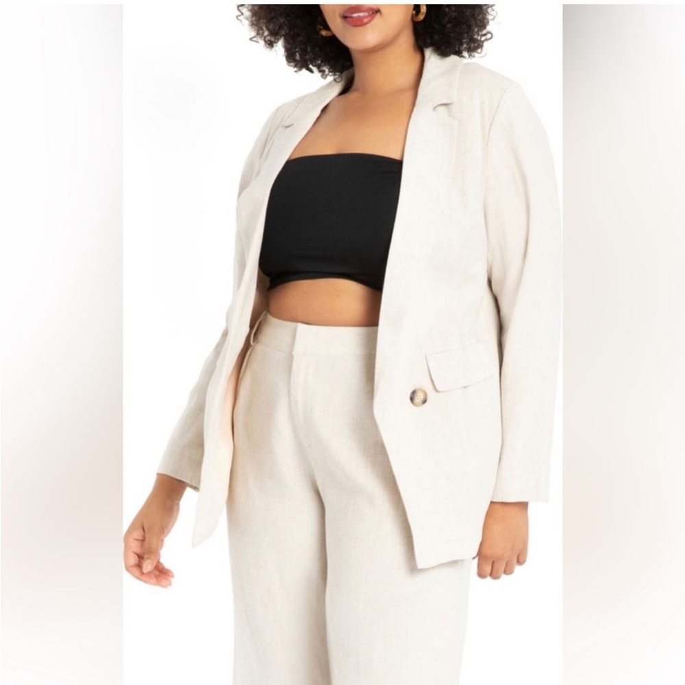 Linen Blend Blazer